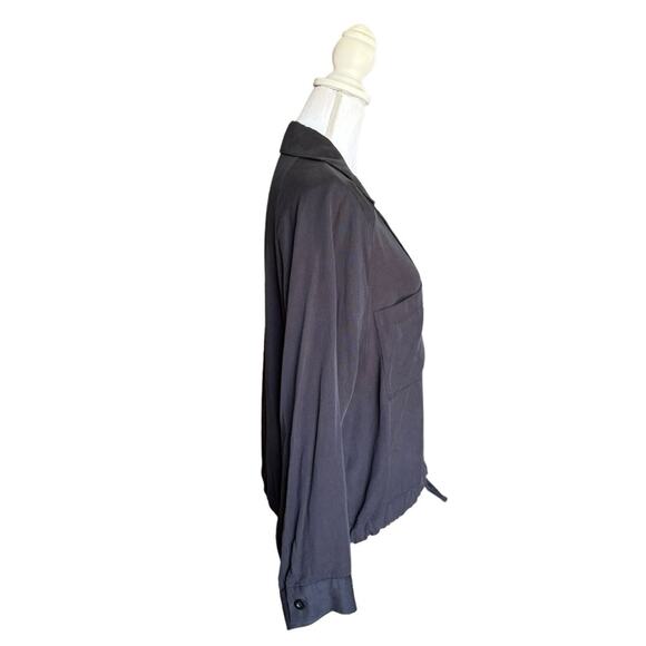 LNA Drawstring Button Down Shirt- Size Medium - Picture 6 of 14